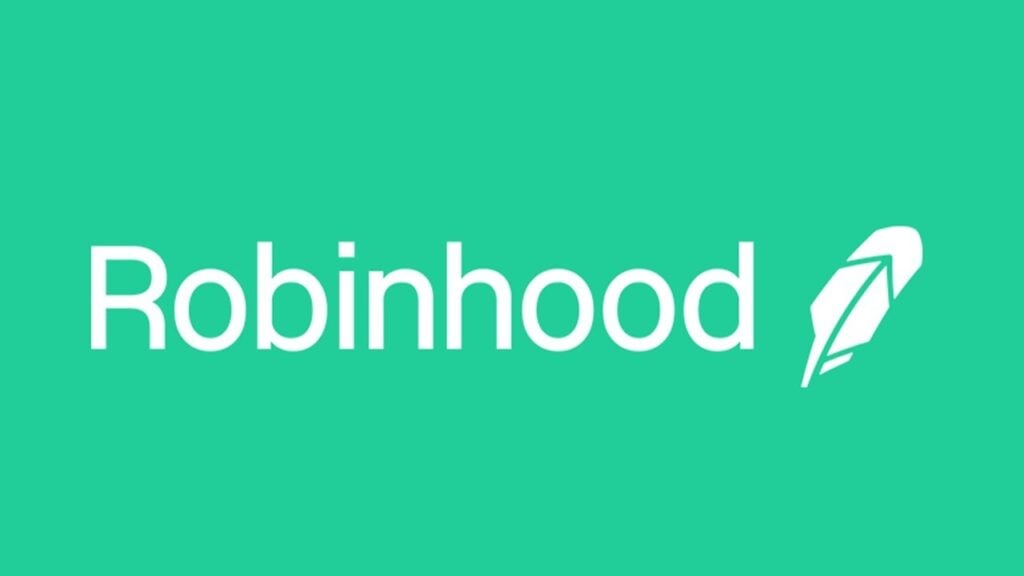Robinhood logo with feather icon.
