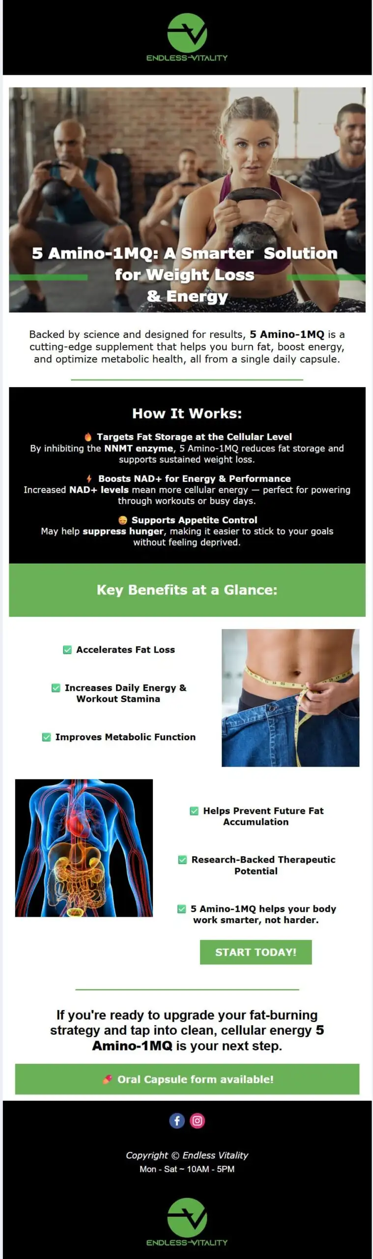 People exercising with weight loss supplement information.